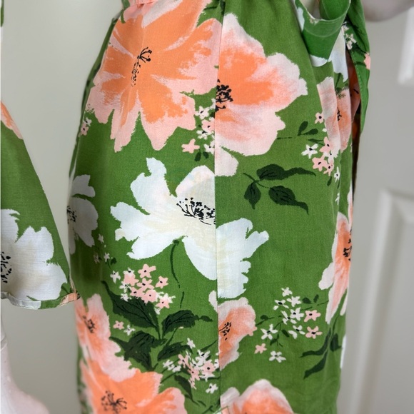 Gilligan and O'Malley Plush Multi-Colored Floral Belted SHORT Robe SZ XS. A33 - Picture 9 of 17